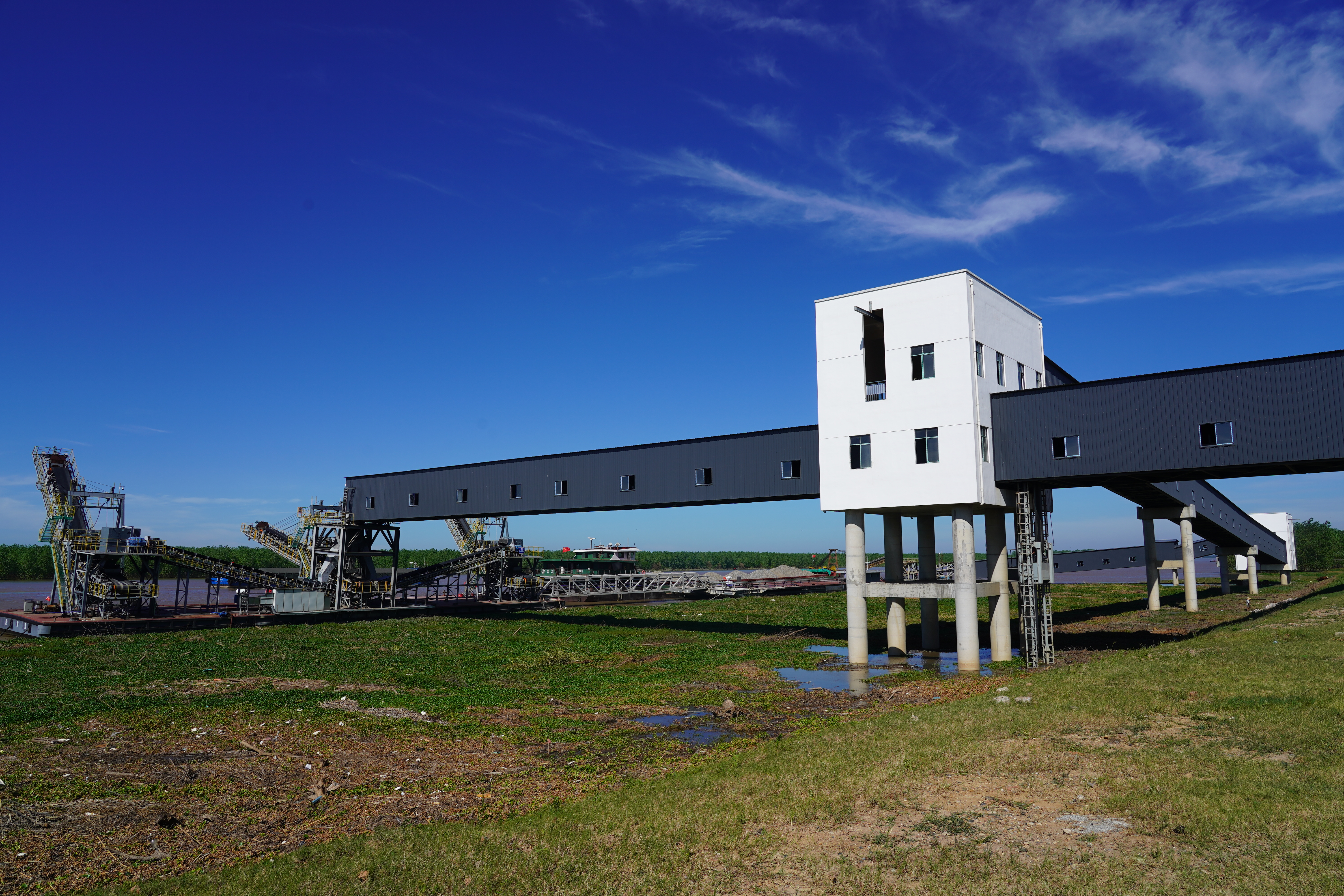 湖南發展沅江砂石集散中心建設項目順利通過竣工驗收